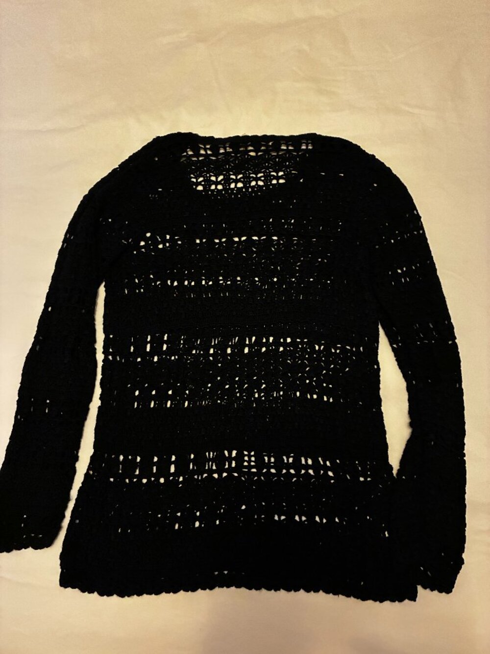 Easy Spirit black round neck sweater - size small